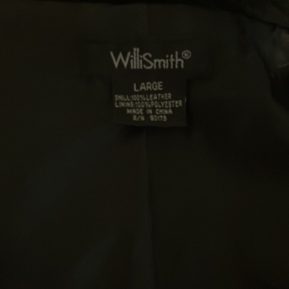 Black suede jacket vintage Willi Smith - Picture 4 of 5